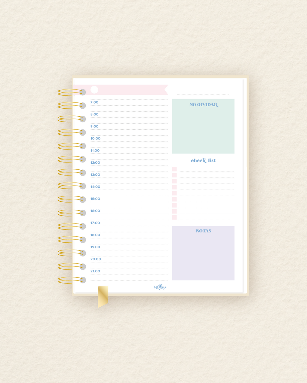 PLANNER DIARIO SPARKLE - ENVIO GRATIS