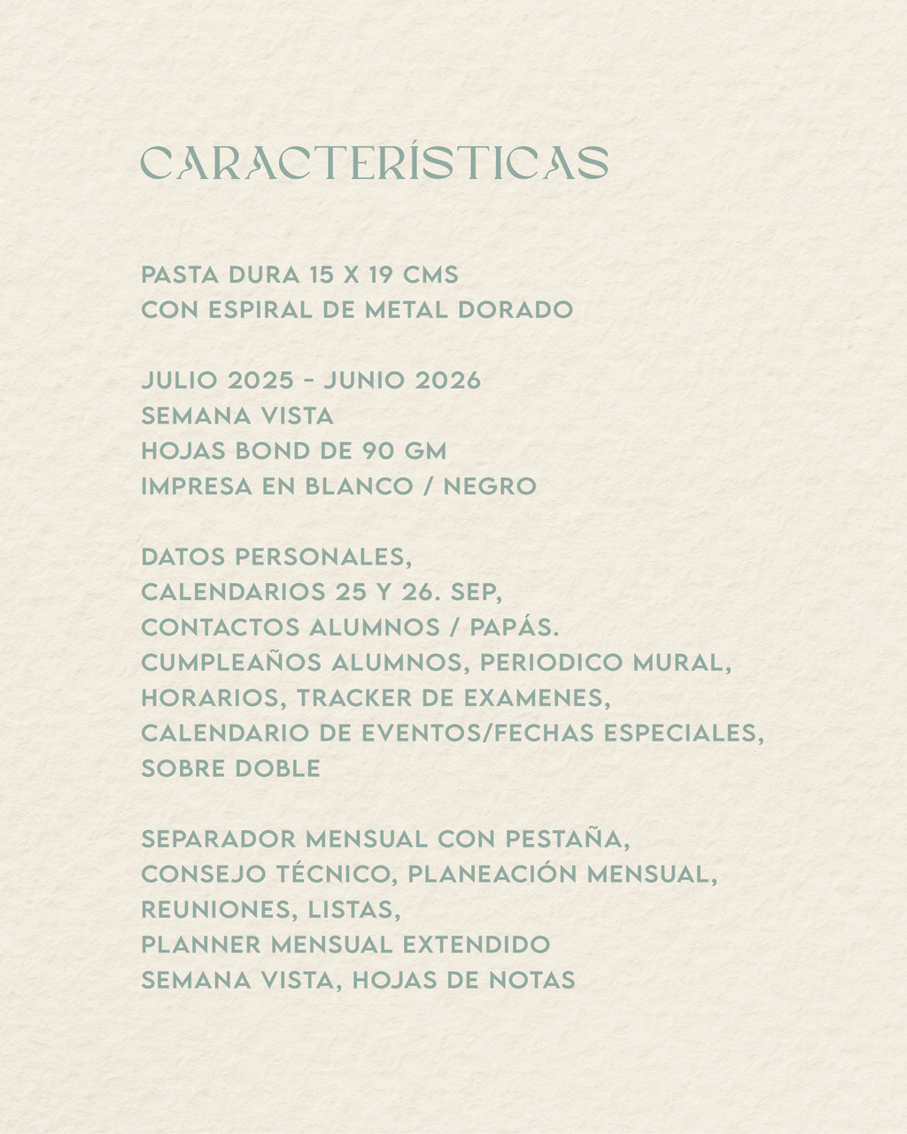AGENDA DOCENTE 25-26 - CORAZÓN