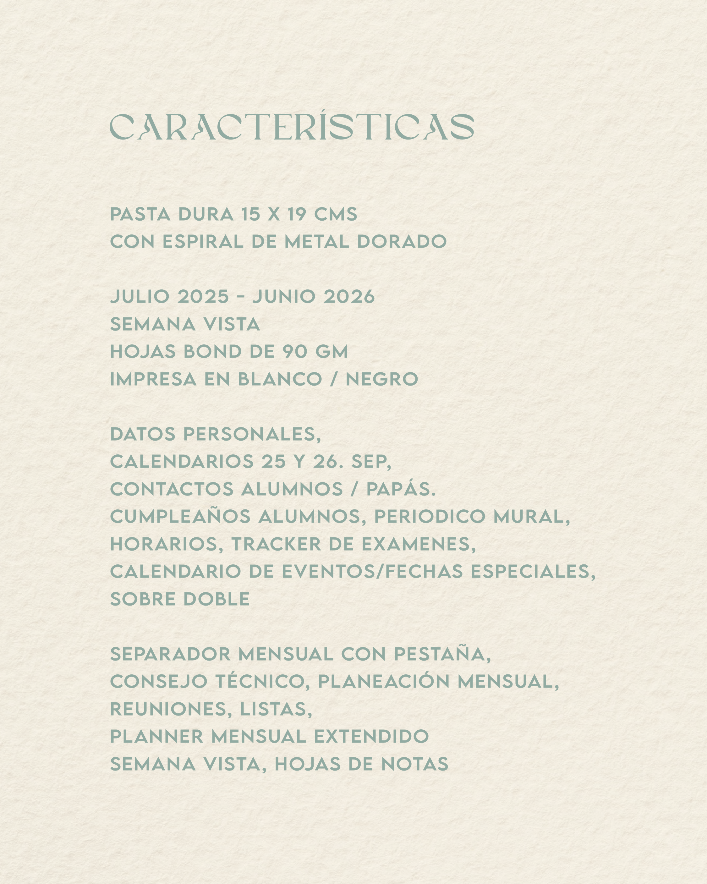 AGENDA DOCENTE 25-26 - CORAZÓN